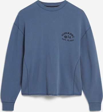 Sweat-shirt 'Essentials' Superdry en bleu : devant
