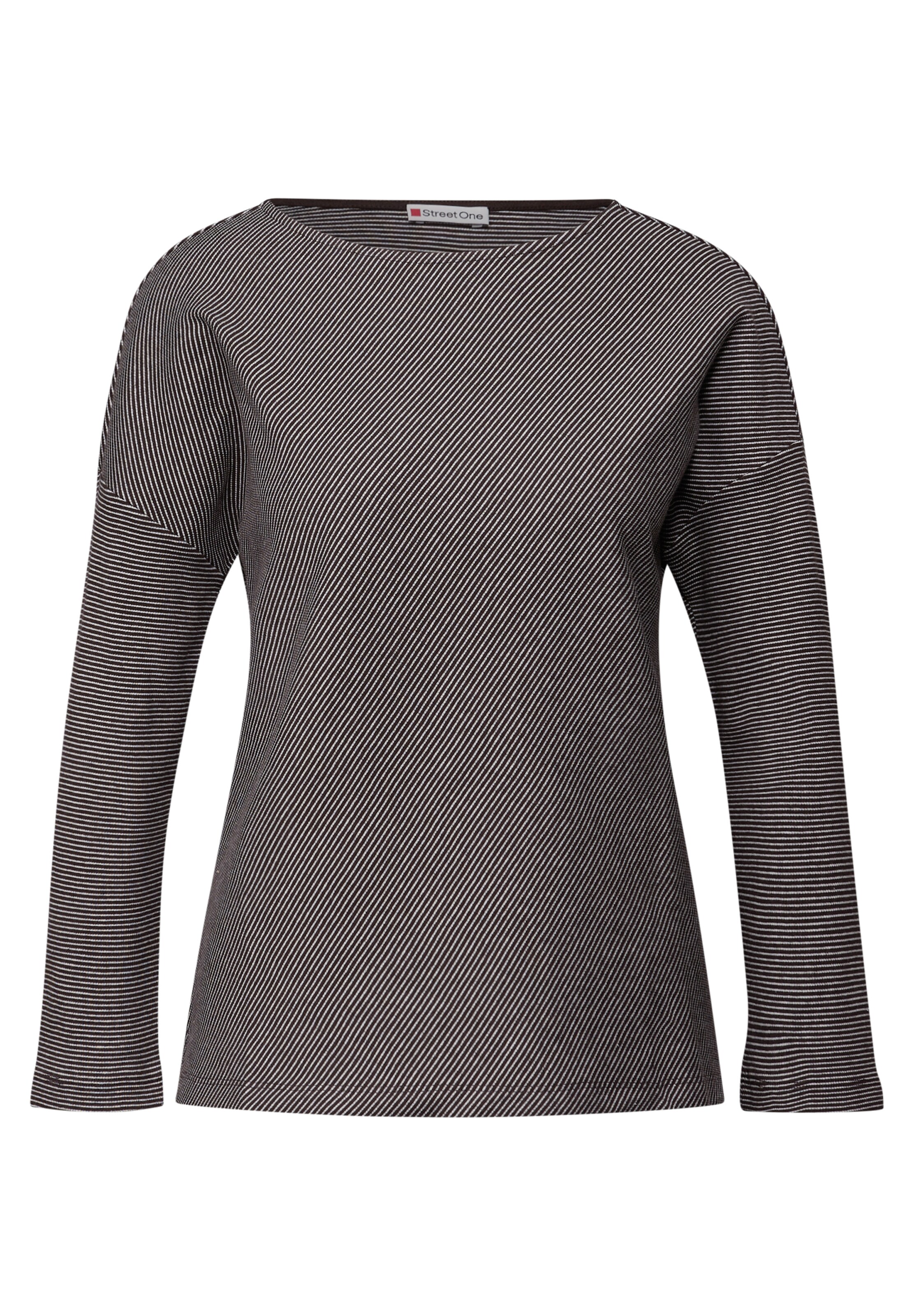 STREET ONE Shirt in Brown: front