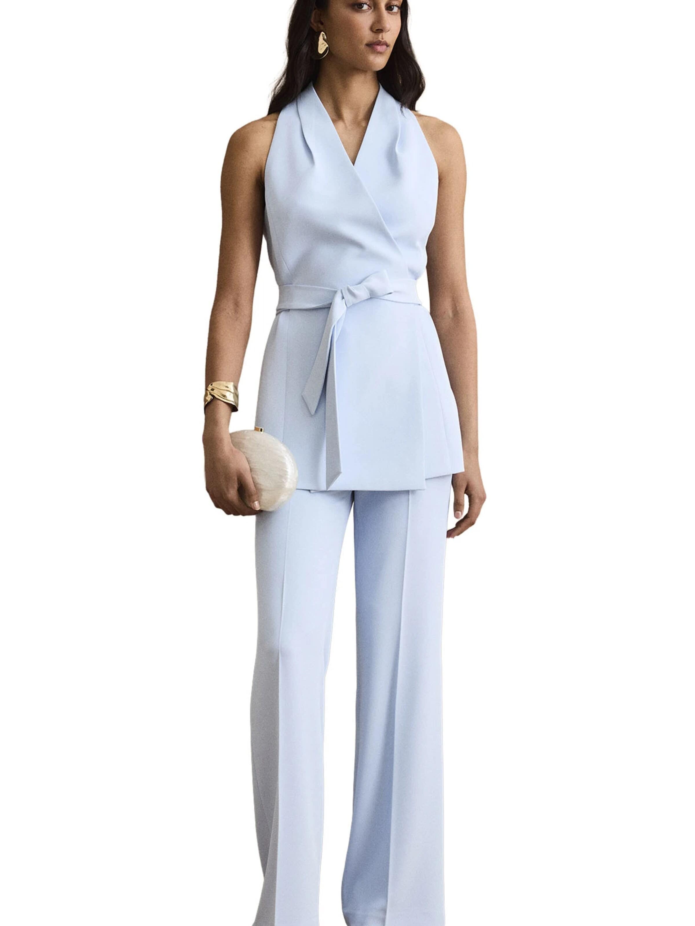 Il Lanificio Regular Trousers in Blue: front