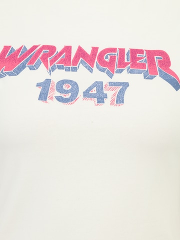 WRANGLER Μπλουζάκι 'SHRUNKEN BAND TEE' σε λευκό