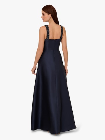 Adrianna Papell Evening dress 'Beaded Mikado Gown' in Blue