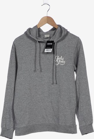 JACK & JONES Sweatshirt & Zip-Up Hoodie in M in Grey: front