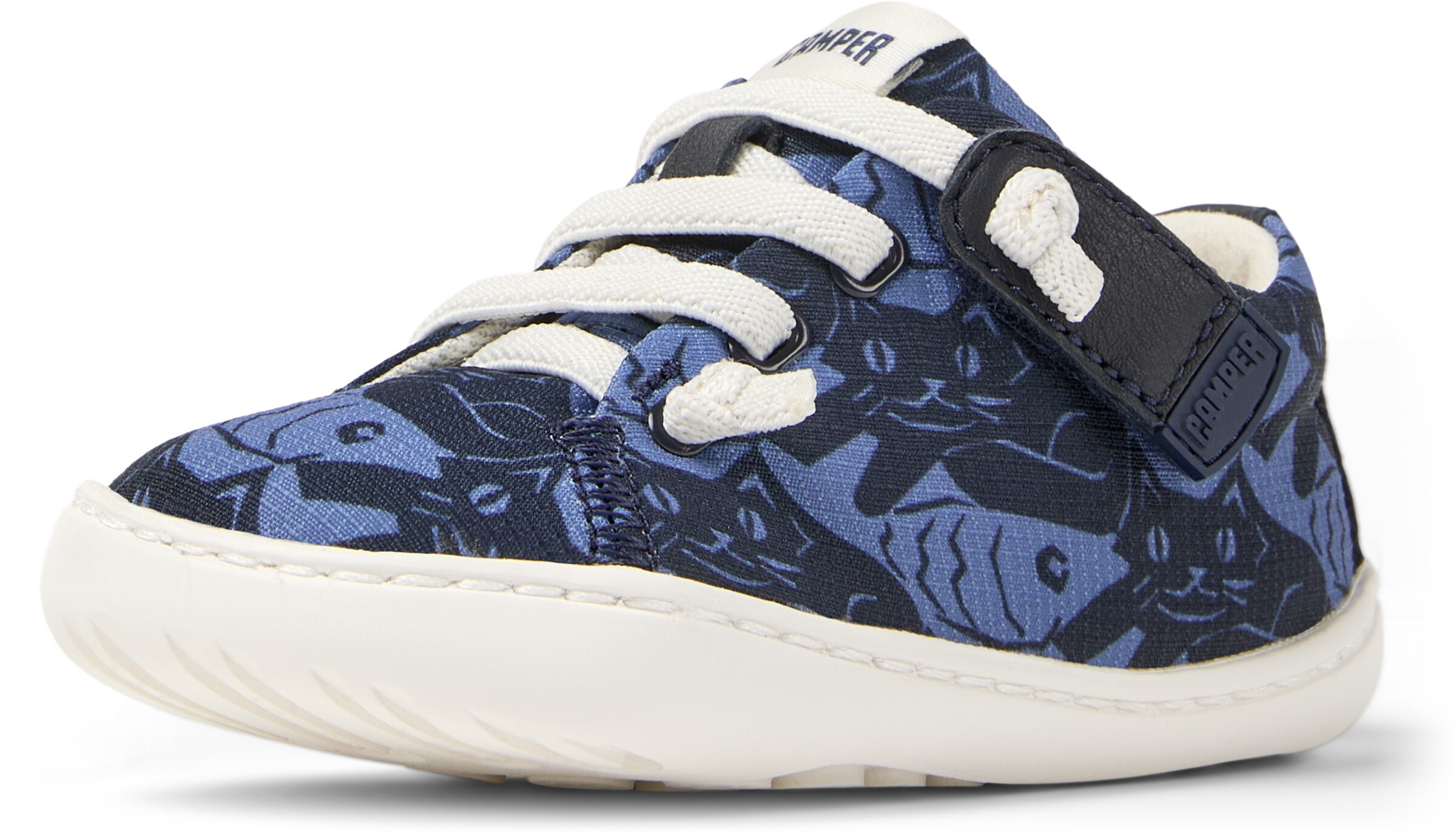 CAMPER Lauflernschuh 'Peu Cami' in Blau: Vorderseite