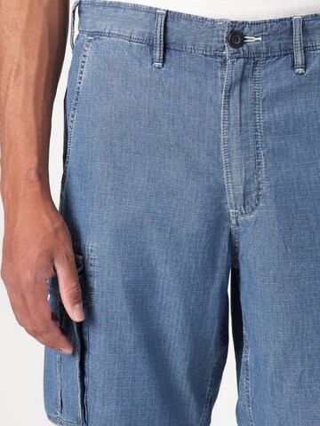 GAP - Ropa ancha Pantalón vaquero cargo en azul