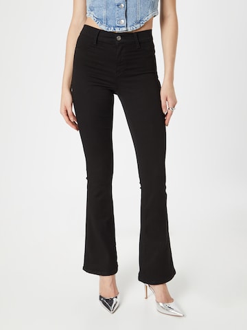 Dorothy Perkins Flared Jeans 'Frankie' in Black: front