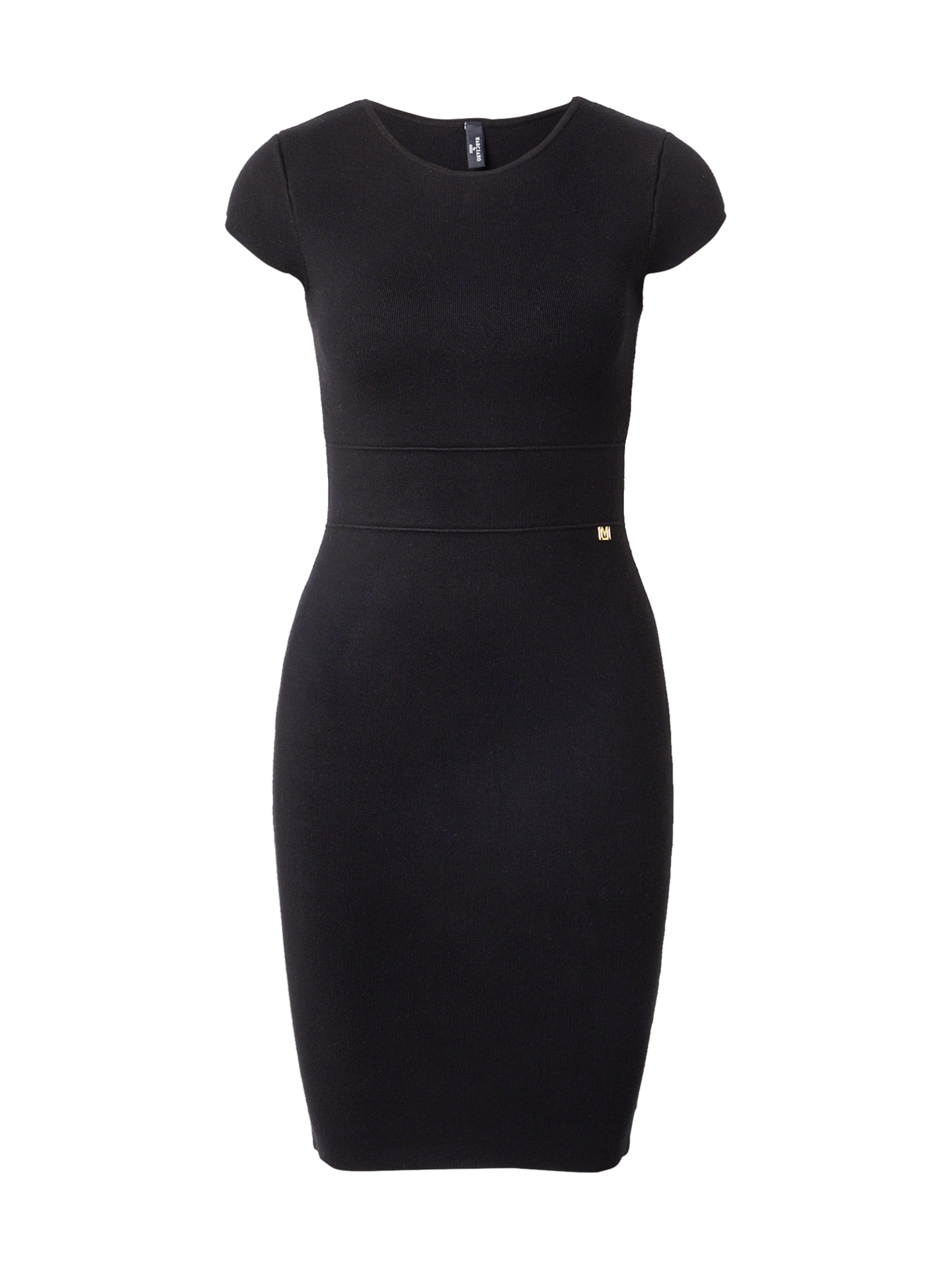 Rochie tricotat 'AABISH' de la GUESS by Marciano pe negru: față