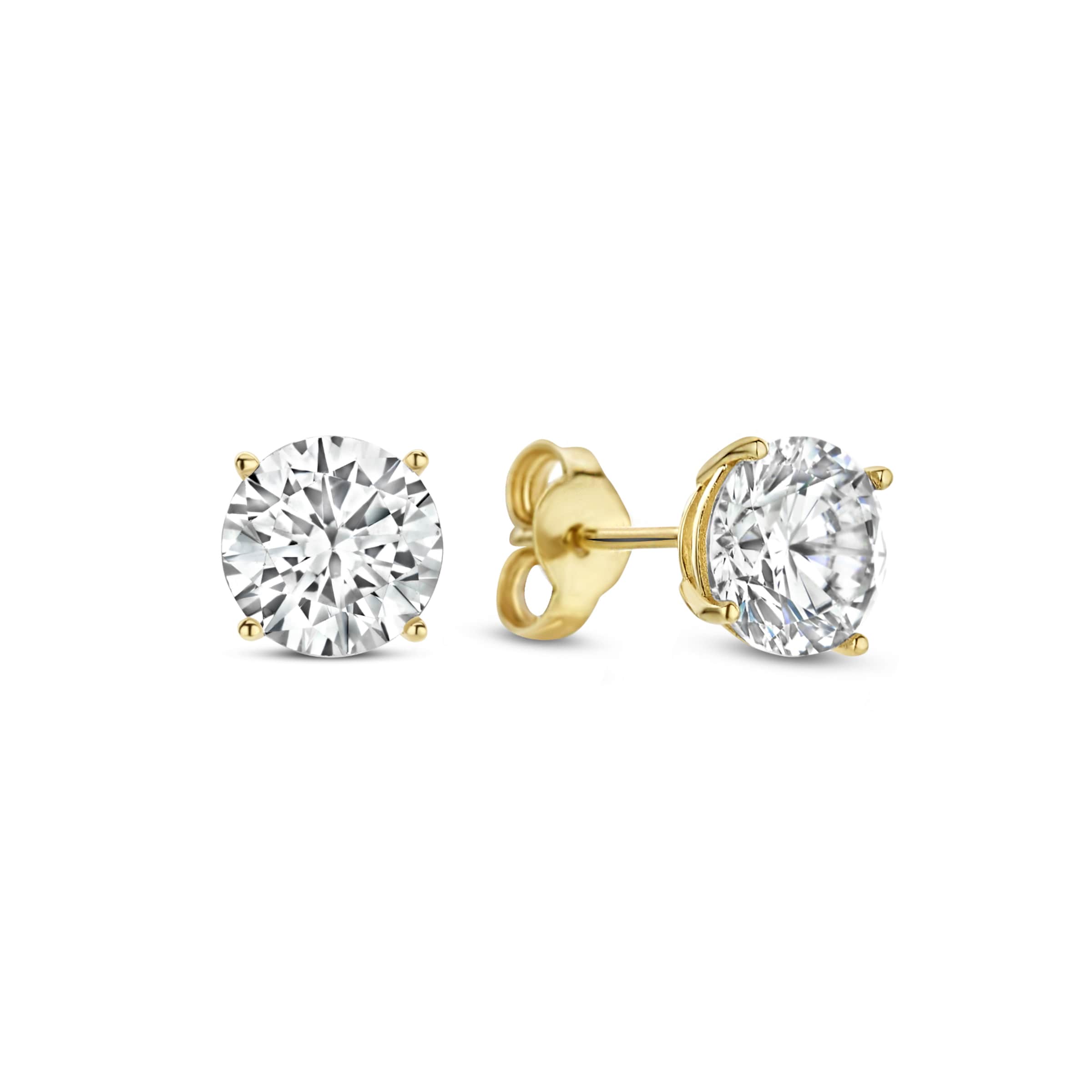 Beloro Jewels Earrings in Gold: front