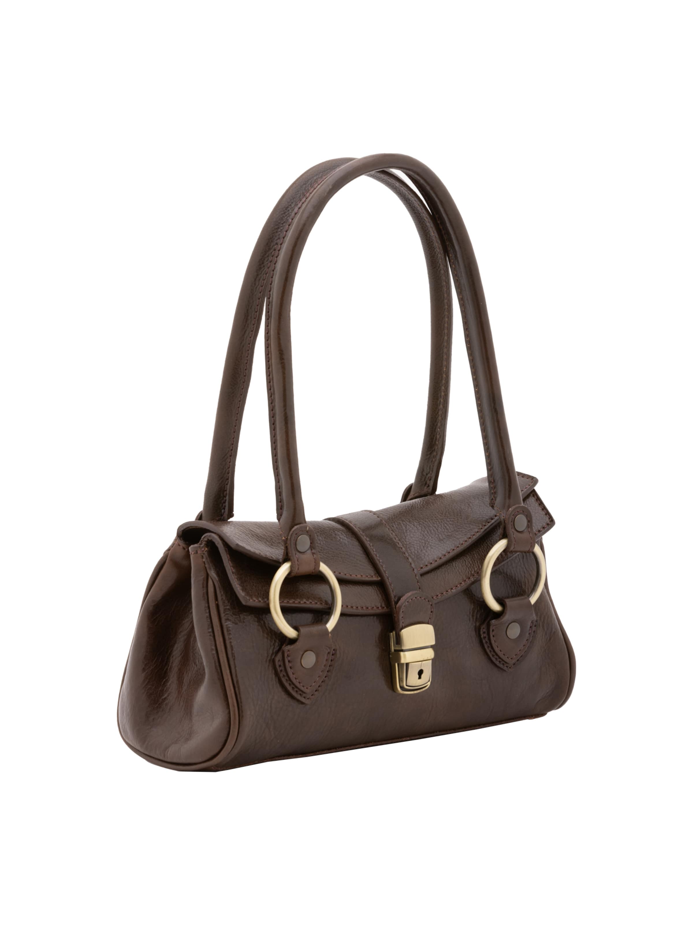 Viola Castellani Handtasche 'False' in Braun: Vorderseite