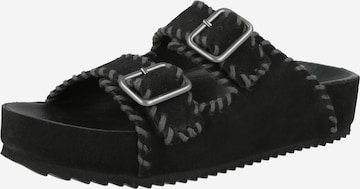 VERBENAS Nizki natikači 'ELENA' | črna barva: sprednja stran