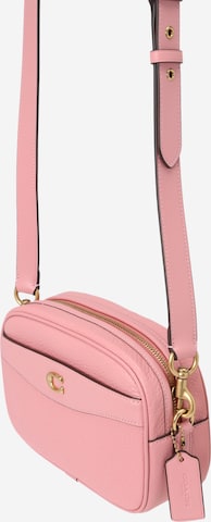 COACH - Bolso de hombro en rosa: frente