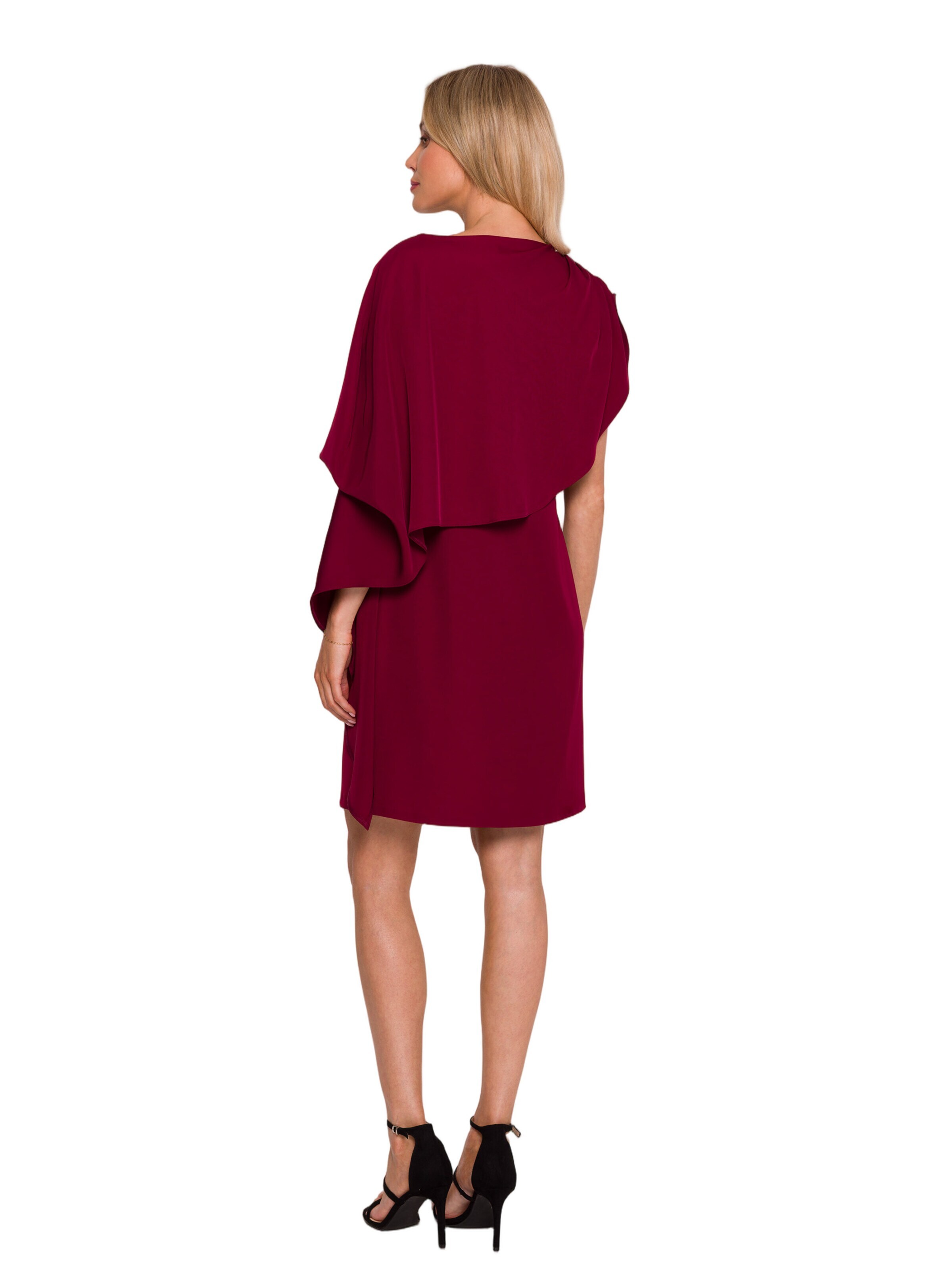 Rochie 'Sukienka z peleryną' de la Stylove pe roșu