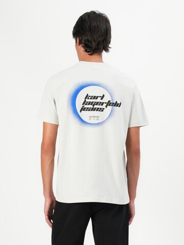 T-Shirt 'ESSENTIAL' KARL LAGERFELD JEANS en gris : devant