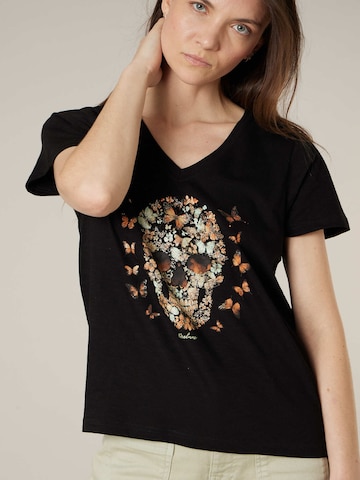 Deeluxe Shirt 'Butterskull' in Zwart