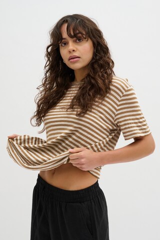 My Essential Wardrobe Shirt 'Lisa' in Beige: front