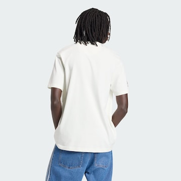 T-Shirt 'Hockey-Bär' ADIDAS ORIGINALS en blanc