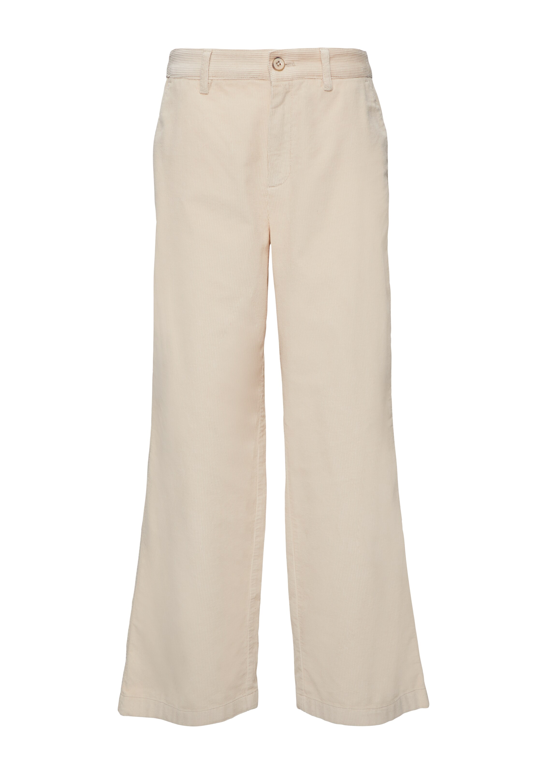 Wide Leg Pantalon s.Oliver en beige : devant