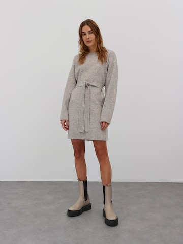 EDITED Knitted dress 'Mariana' in Grey