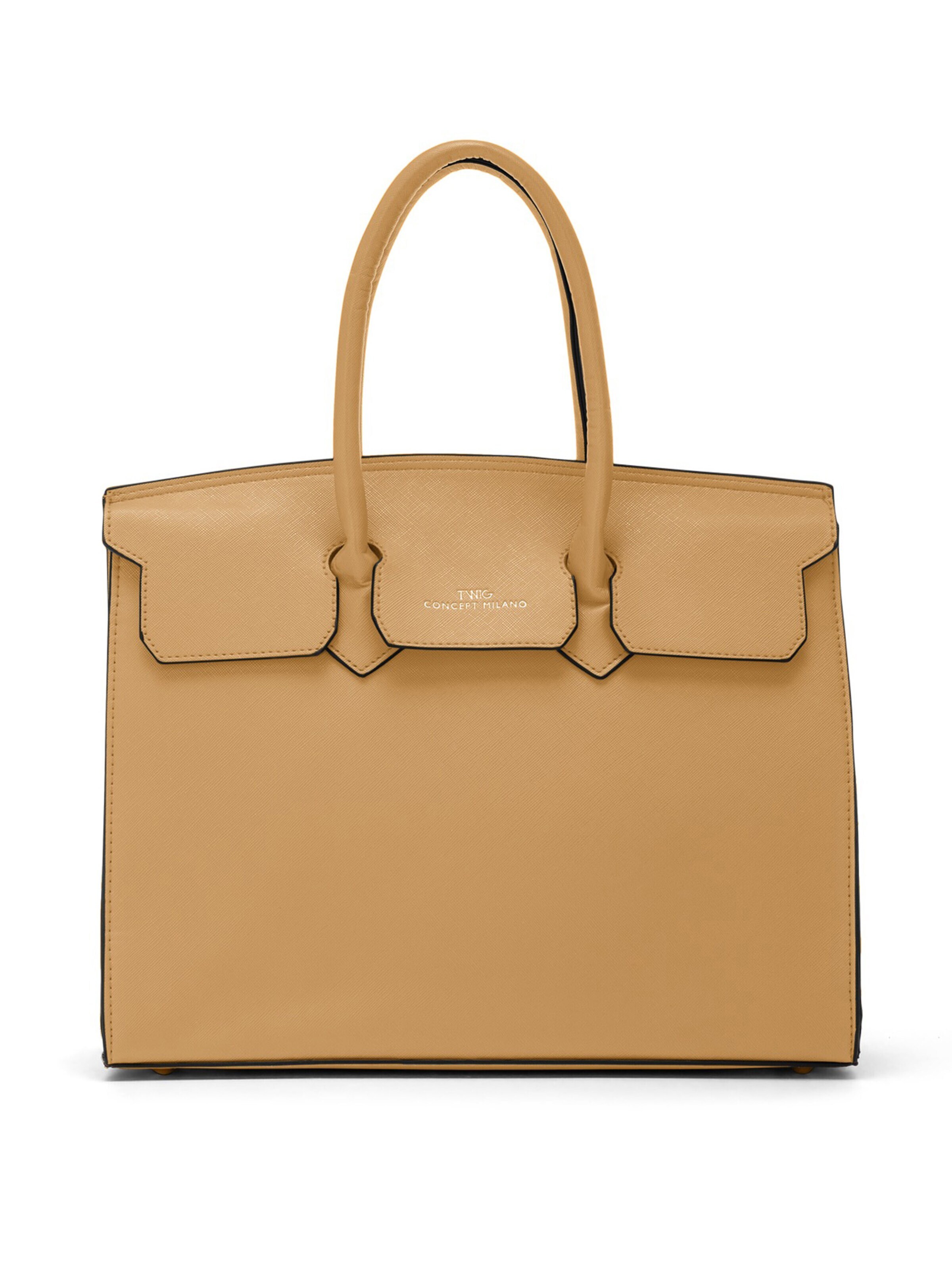 TWIG Concept Milano Handbag 'Lorrain' in Beige: front