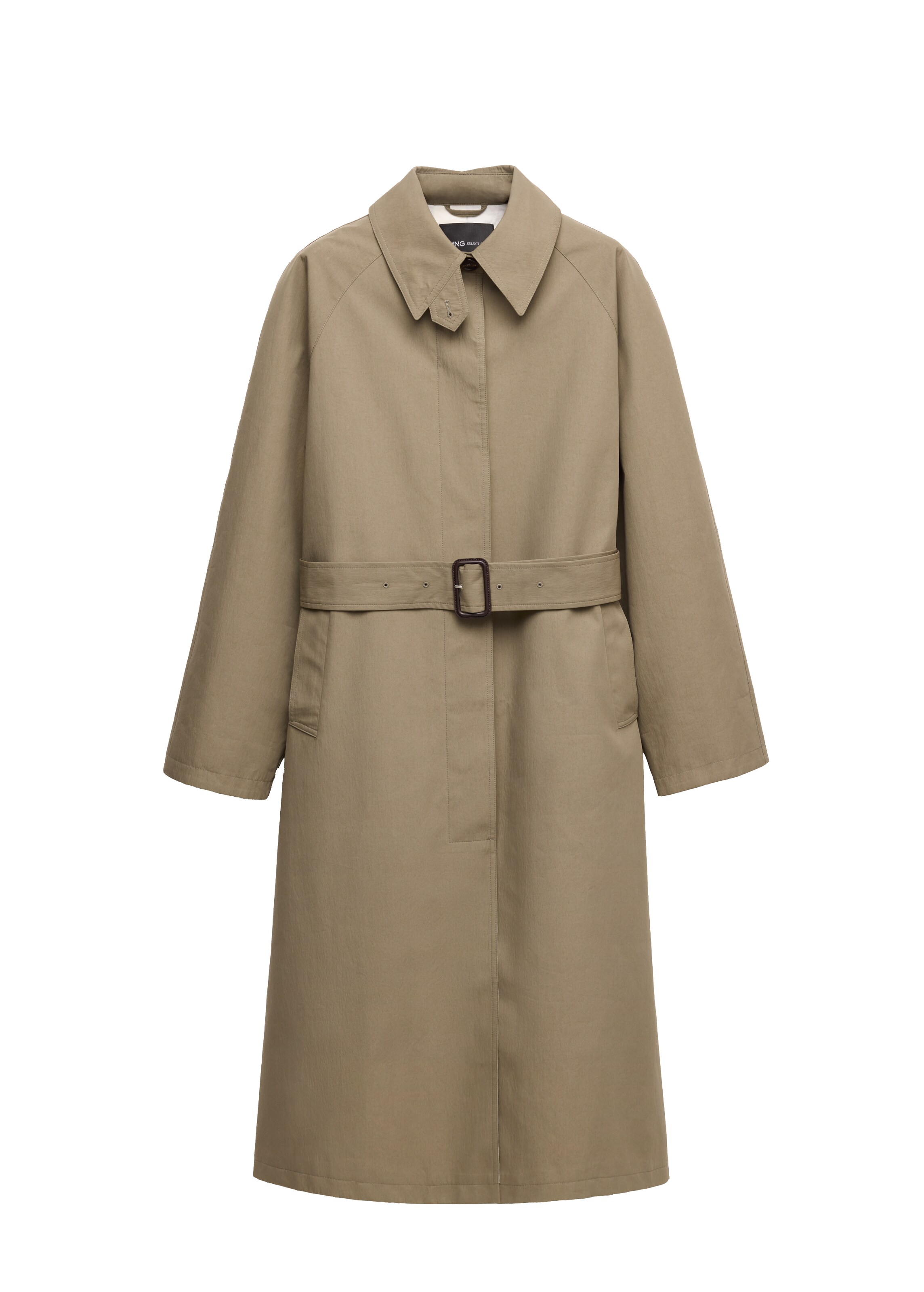 MANGO Mantel 'SAGE' in XS in khaki, Produktansicht