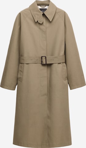 Cappotto di mezza stagione 'SAGE' di MANGO in verde: frontale