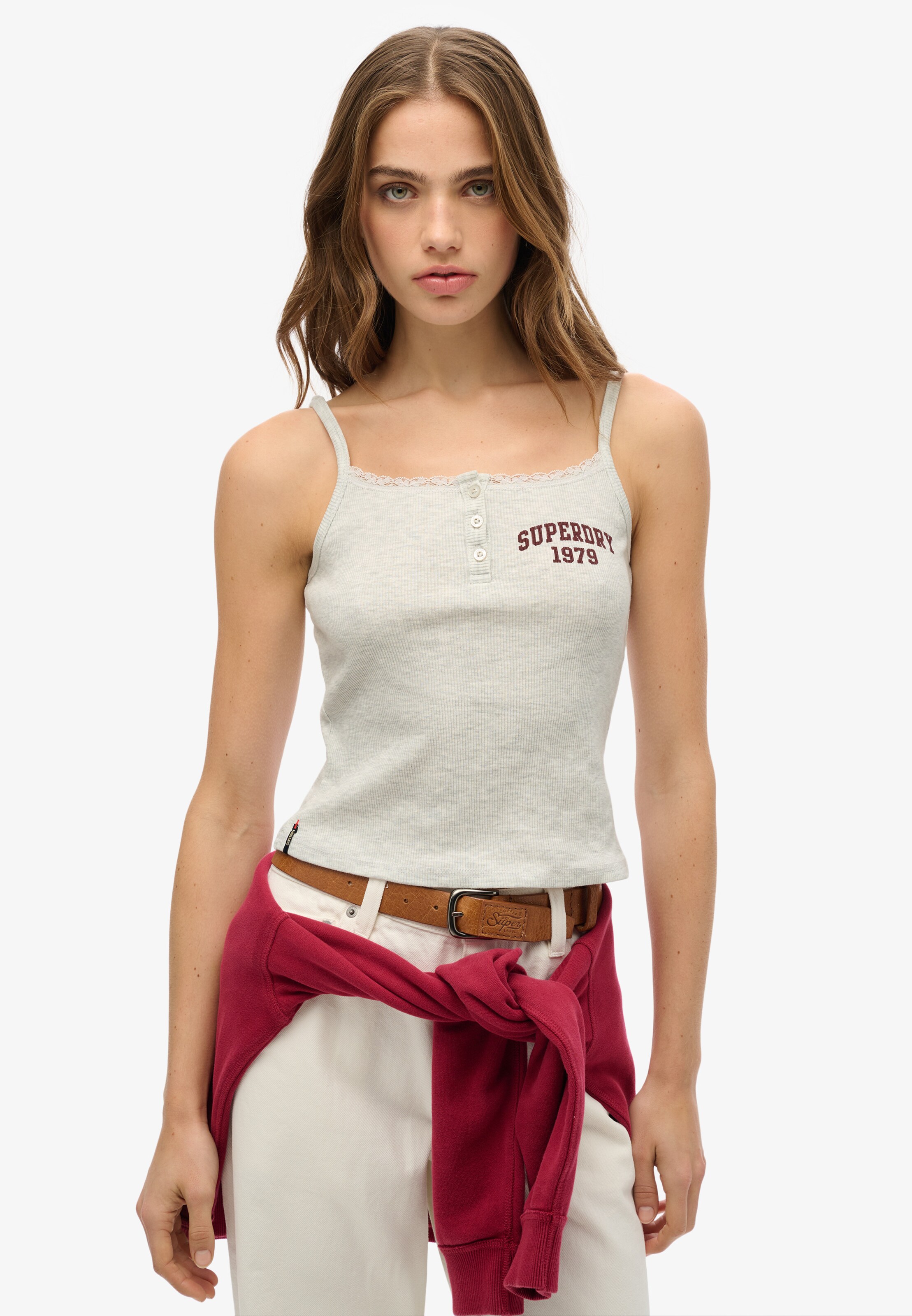 Superdry Top in Grau: Vorderseite