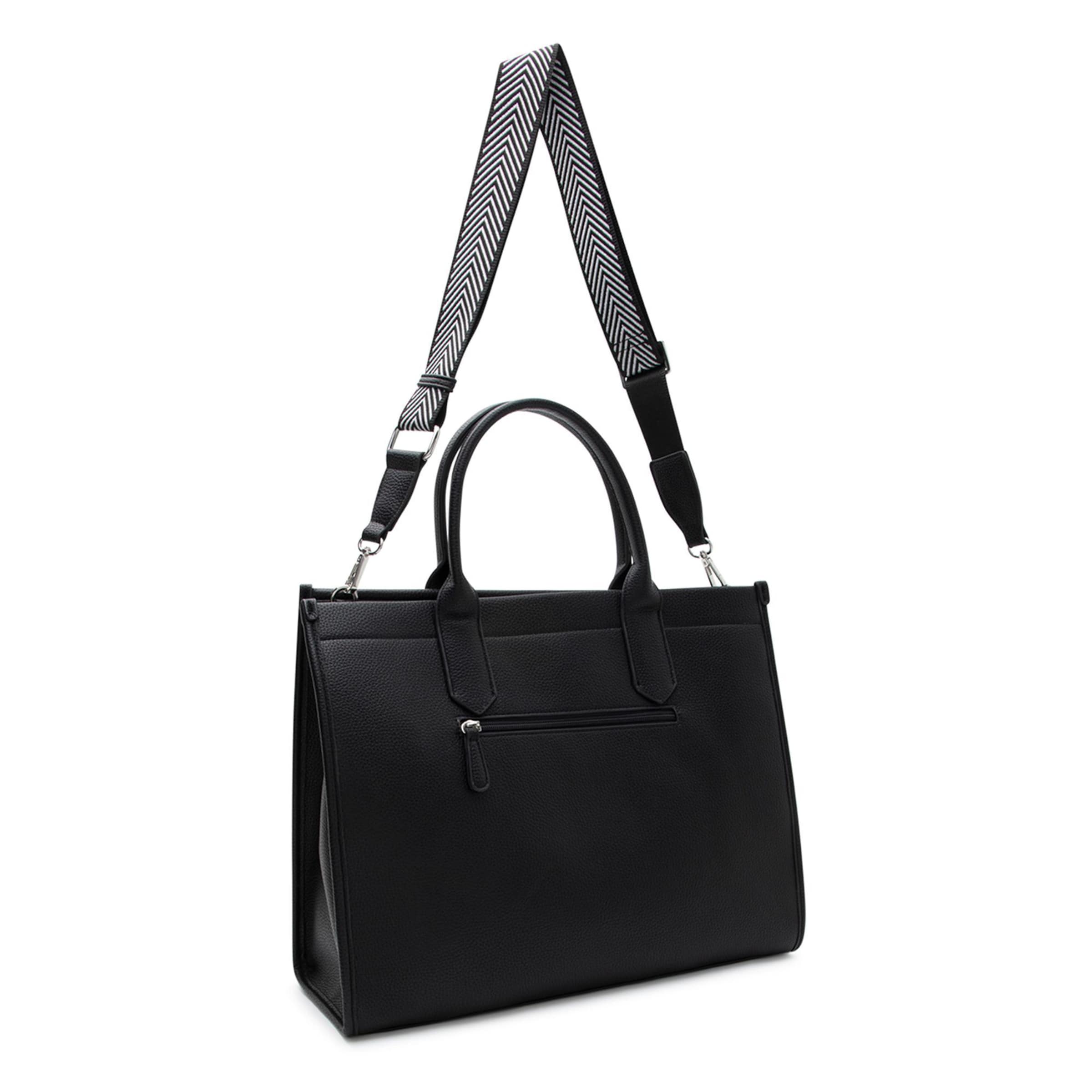 L.CREDI Schoudertas 'Phemia' in Zwart