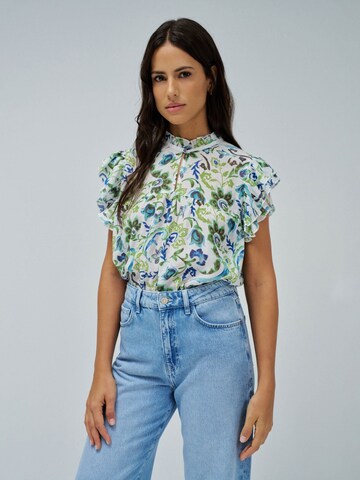 Salsa Jeans Bluse in Grün: Vorderseite