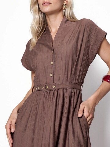 Busem Dress 'Maxi' in Brown