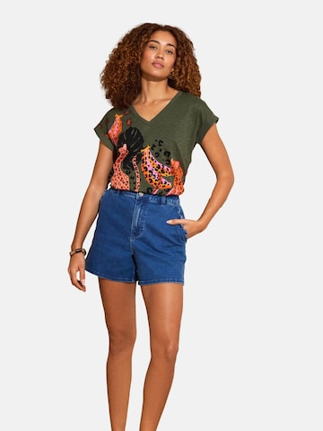 love & roses Shirts i grøn: forside