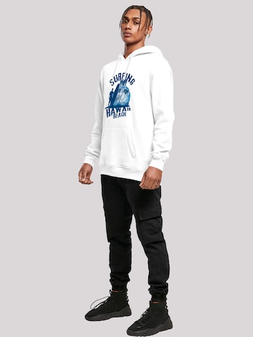 Sweat-shirt 'Hawaii Surf Beach Summer' F4NT4STIC en blanc