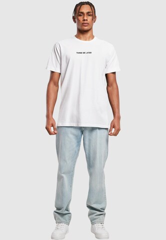 T-Shirt 'Thank Me Later' Mister Tee en blanc