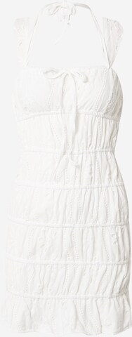 Missguided Letní šaty – bílá: přední strana