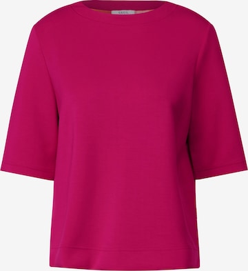 CECIL Sweatshirt in Pink: predná strana