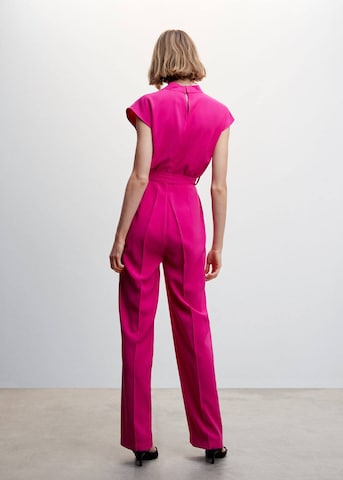 MANGO Jumpsuit 'Seven' in Pink