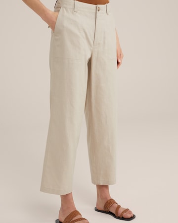 Loosefit Pantaloni di WE Fashion in beige