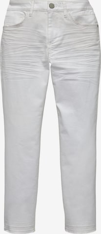 Coupe slim Jean 'Alexa' TOM TAILOR en blanc : devant