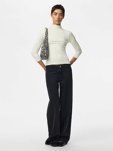 T-shirt 'ALLY' PIECES en beige
