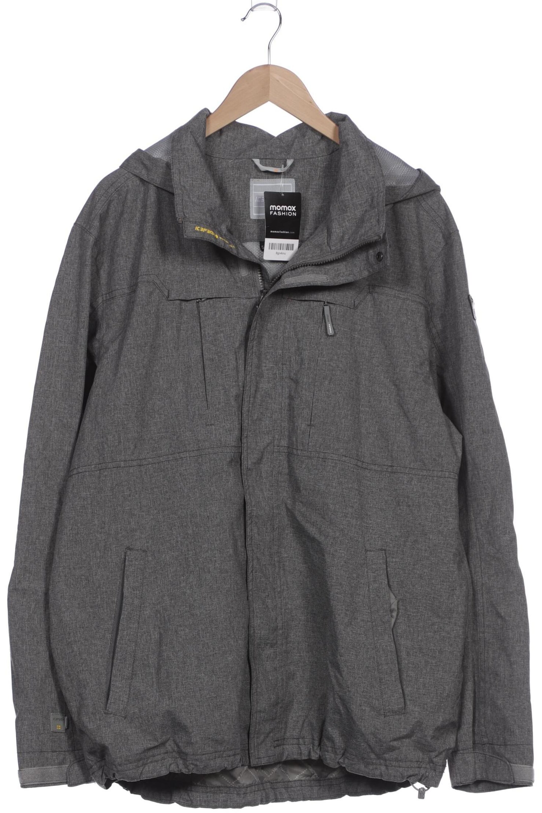 ICEPEAK Jacket & Coat in XXL in Grey: front
