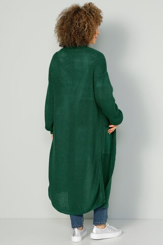 MIAMODA Knit Cardigan in Green