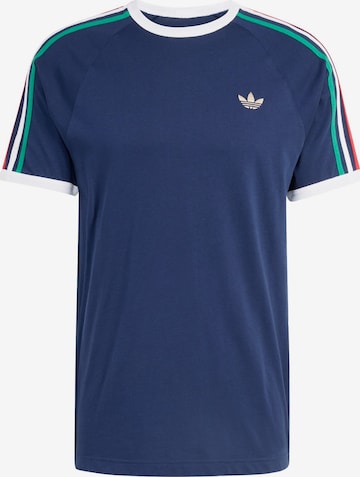 T-Shirt ADIDAS ORIGINALS en bleu : devant