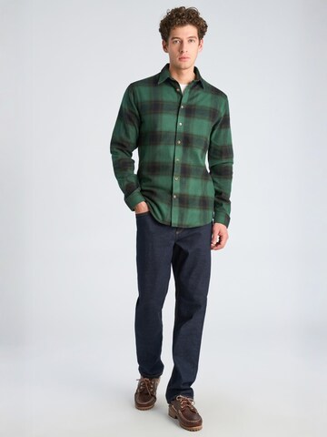 Regular fit Camicia di Lindbergh in verde
