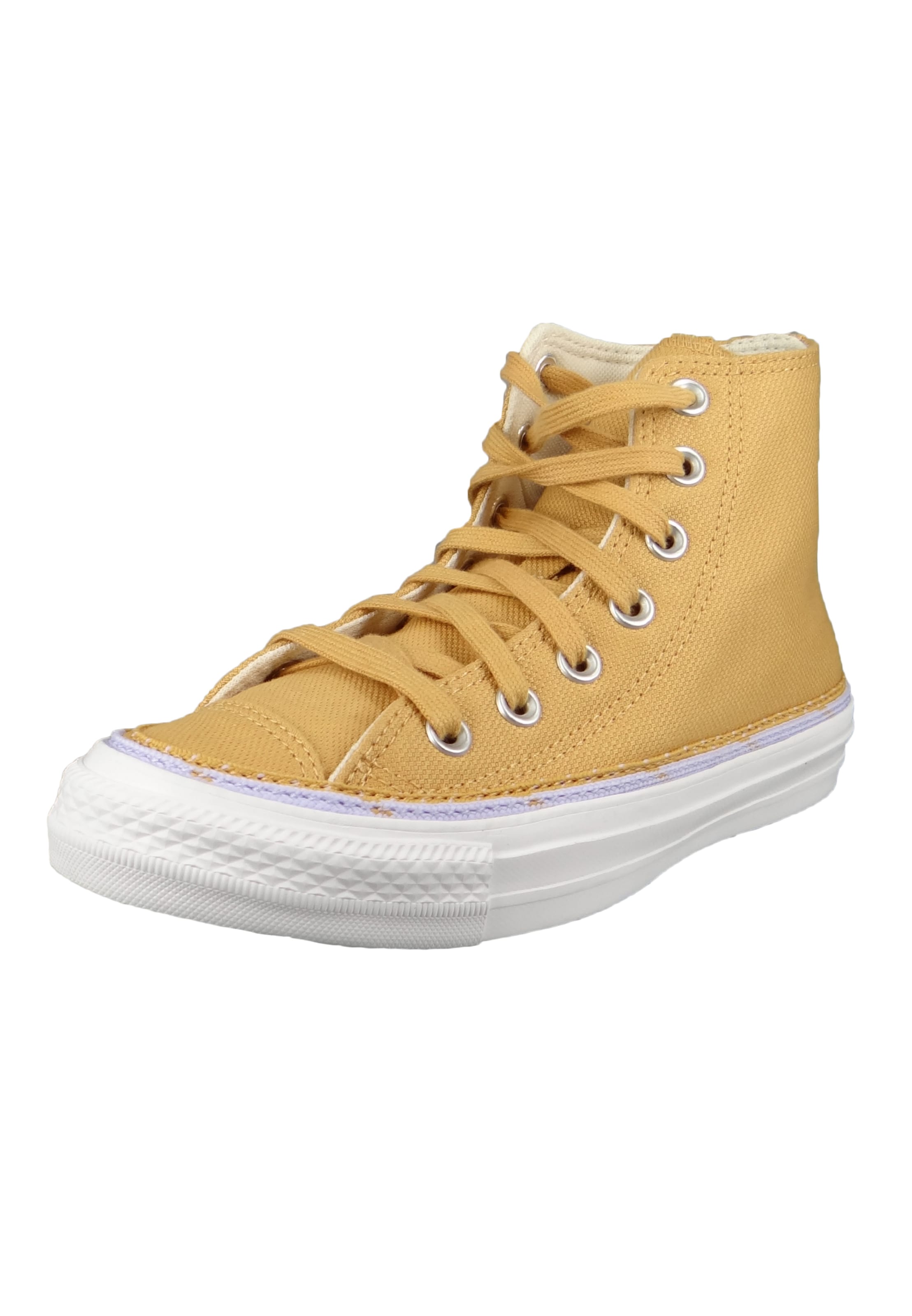 CONVERSE Sneakers hoog 'Chuck Taylor All StarHI' in Geel: voorkant
