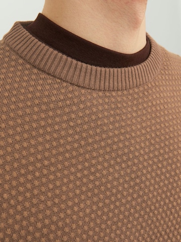 JACK & JONES Sweater 'Atlas' in Brown
