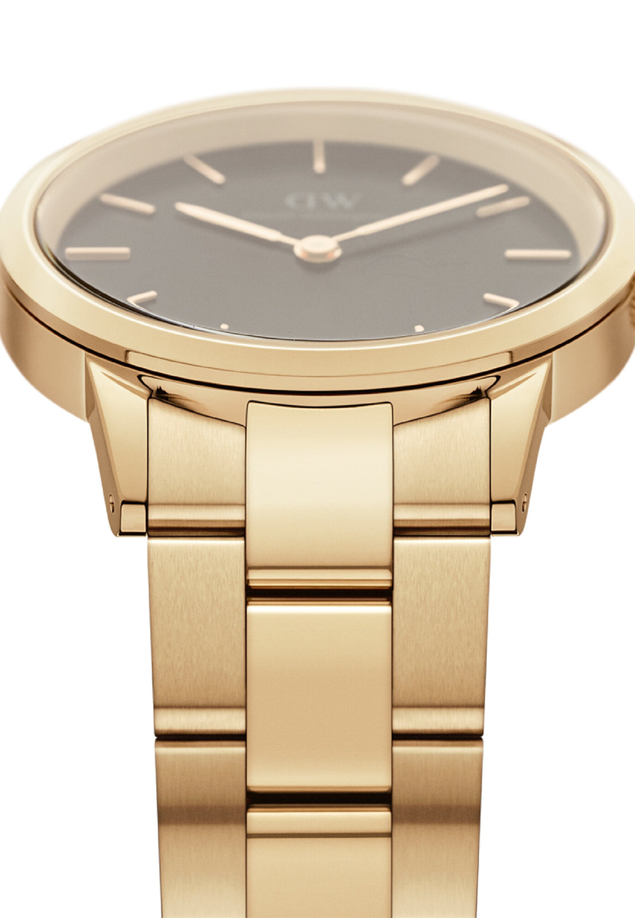Daniel Wellington Analoog horloge ' ICONIC LINK ' in Goud
