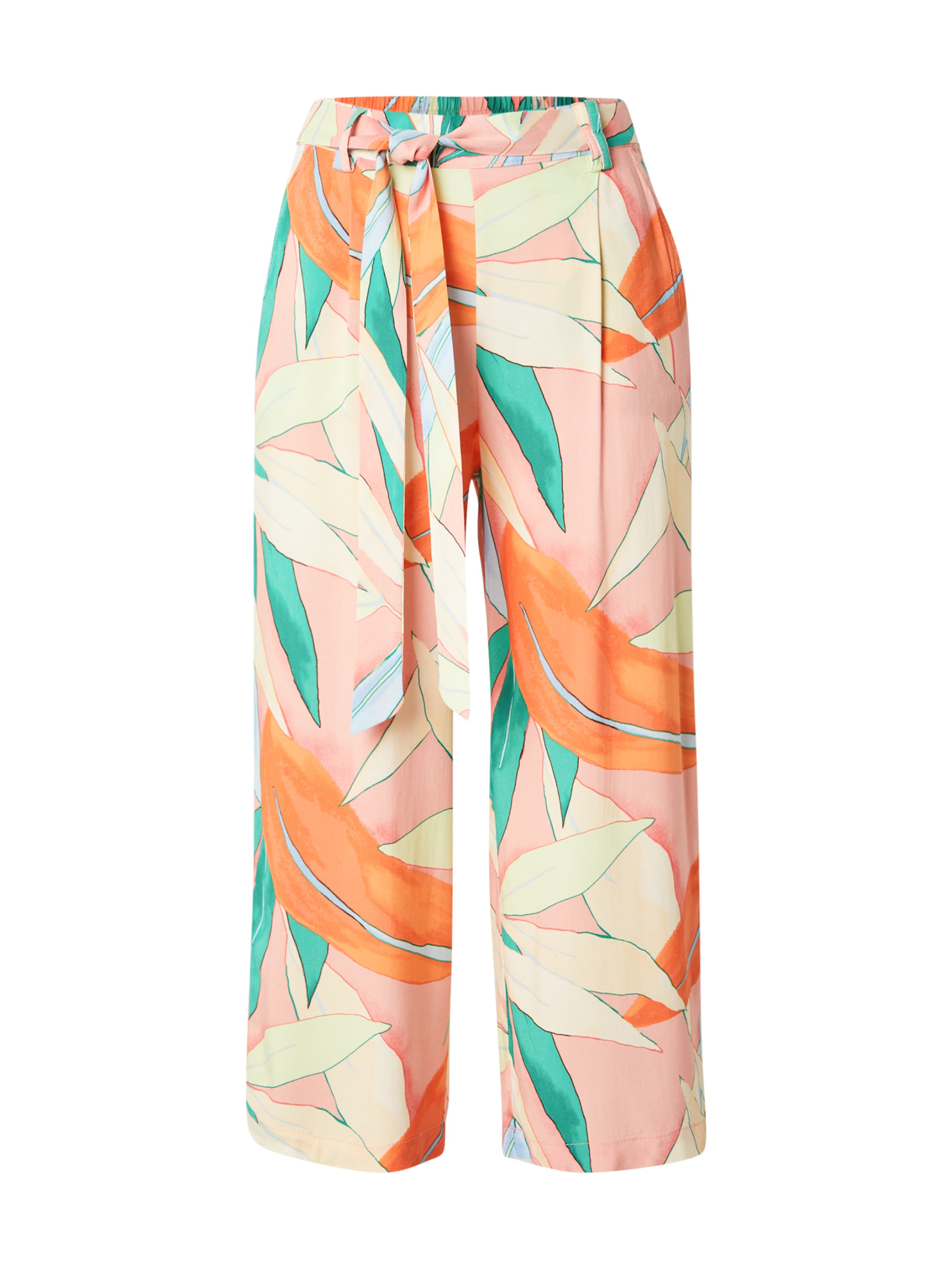 ONLY Voltidega püksid 'ONLNOVA', värv roosa: eest vaates