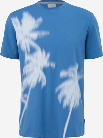 T-Shirt s.Oliver en bleu : devant