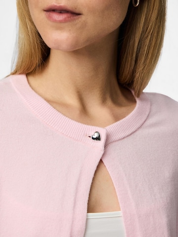 PIECES Knit cardigan 'PCOrina' in Pink