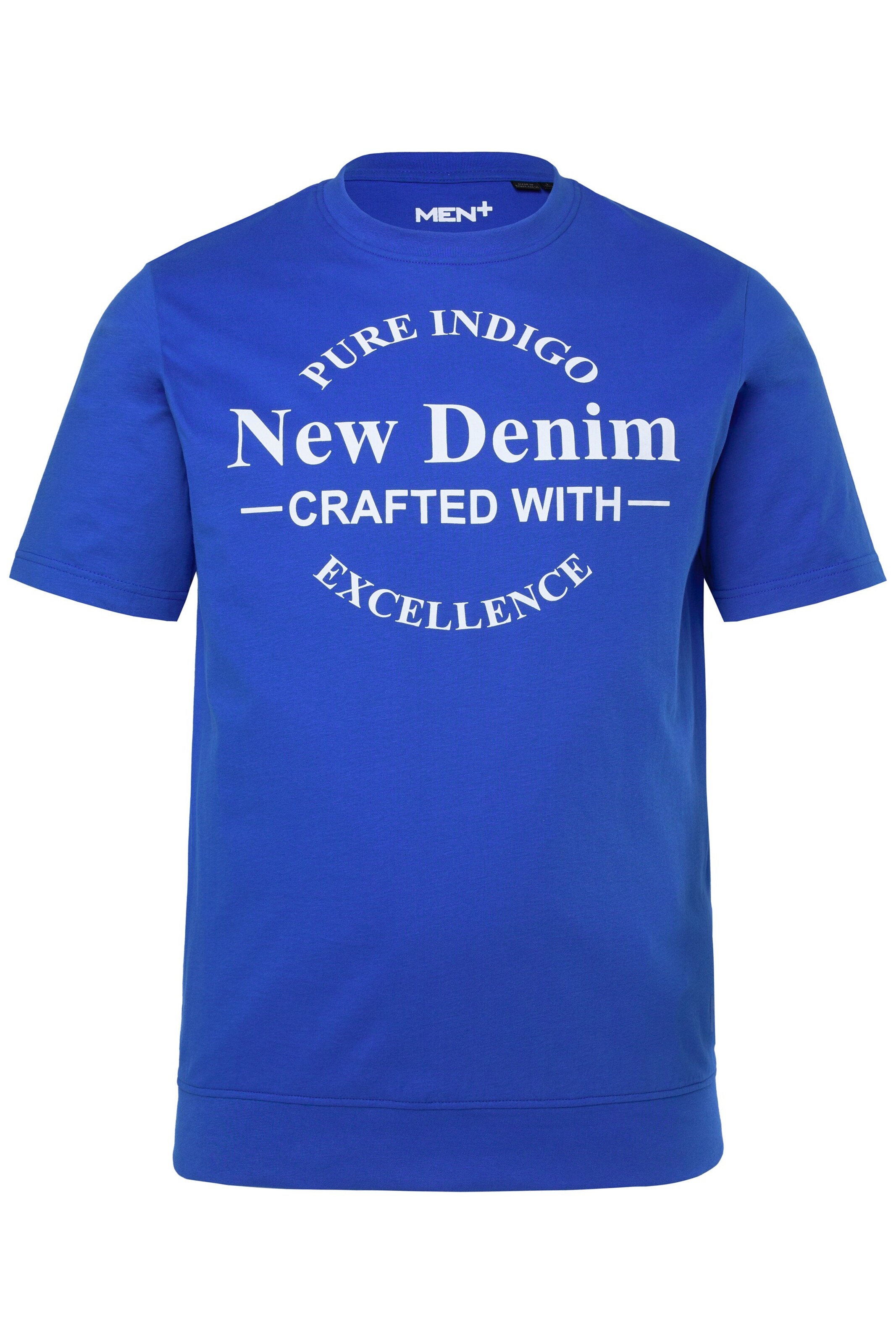 Men Plus Shirt in Blue: front