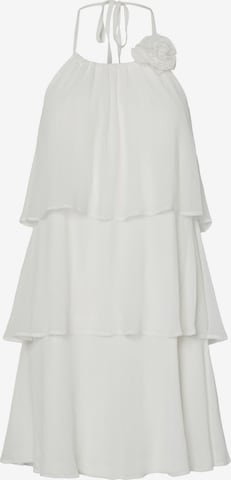 Robe de cocktail PIECES en blanc : devant