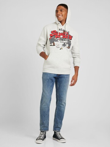 Superdry Sweatshirt 'New York' in Grau